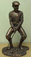 IRISH GOLFER BRONZE FINISH